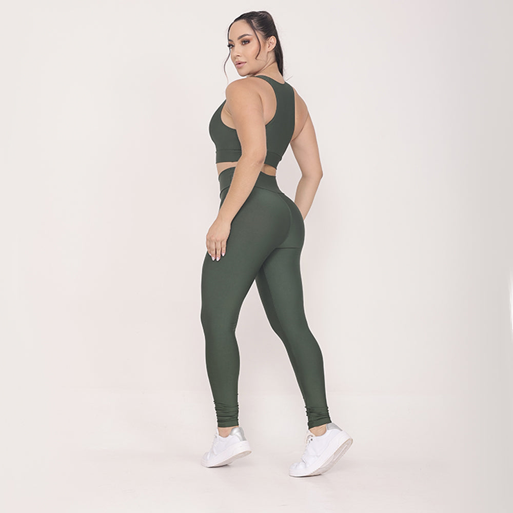Conjunto de Academia Verde militar