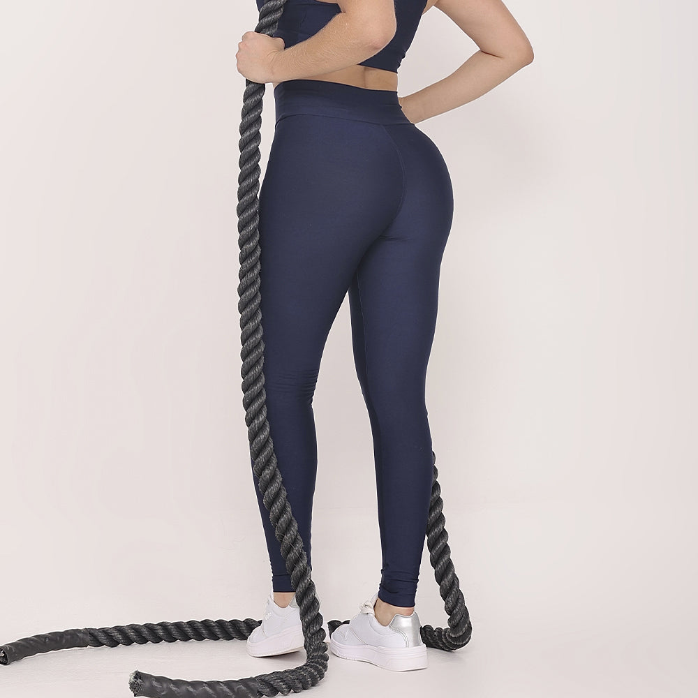 Calça Legging Básica Azul Marinho
