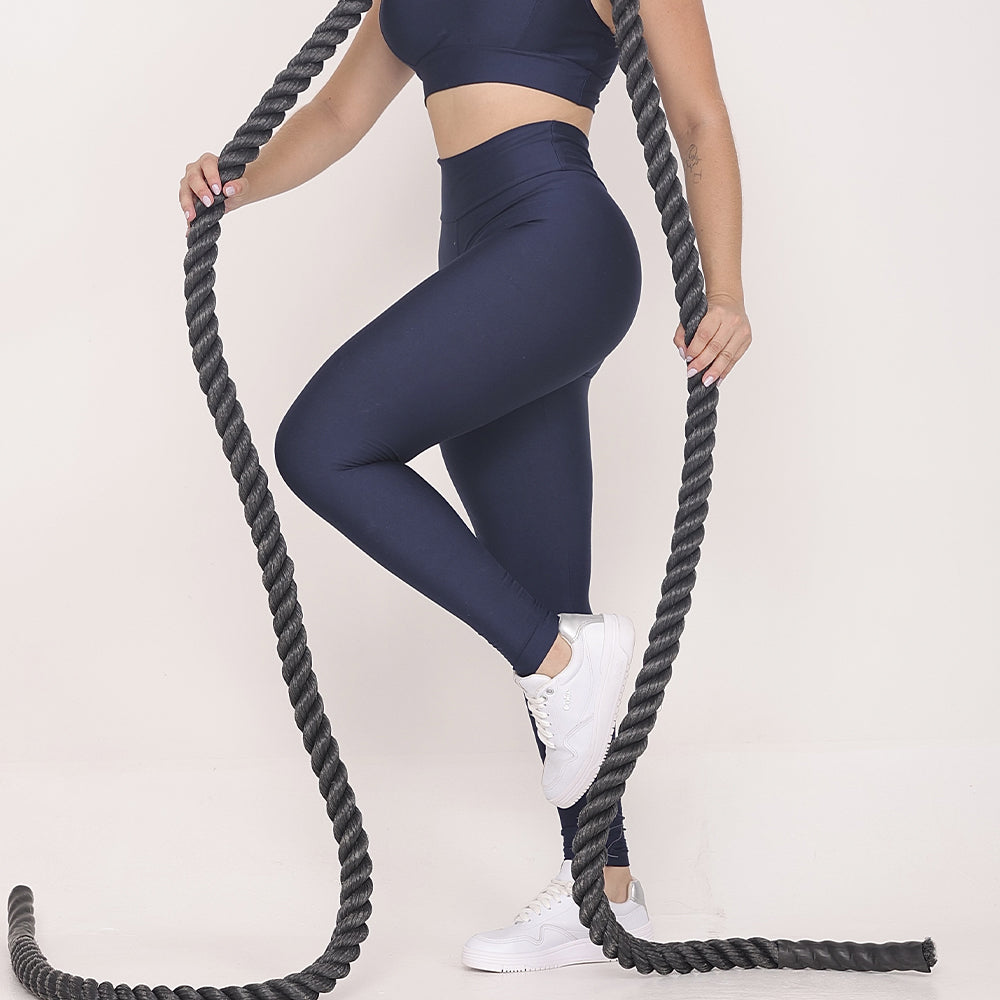 Calça Legging Básica Azul Marinho