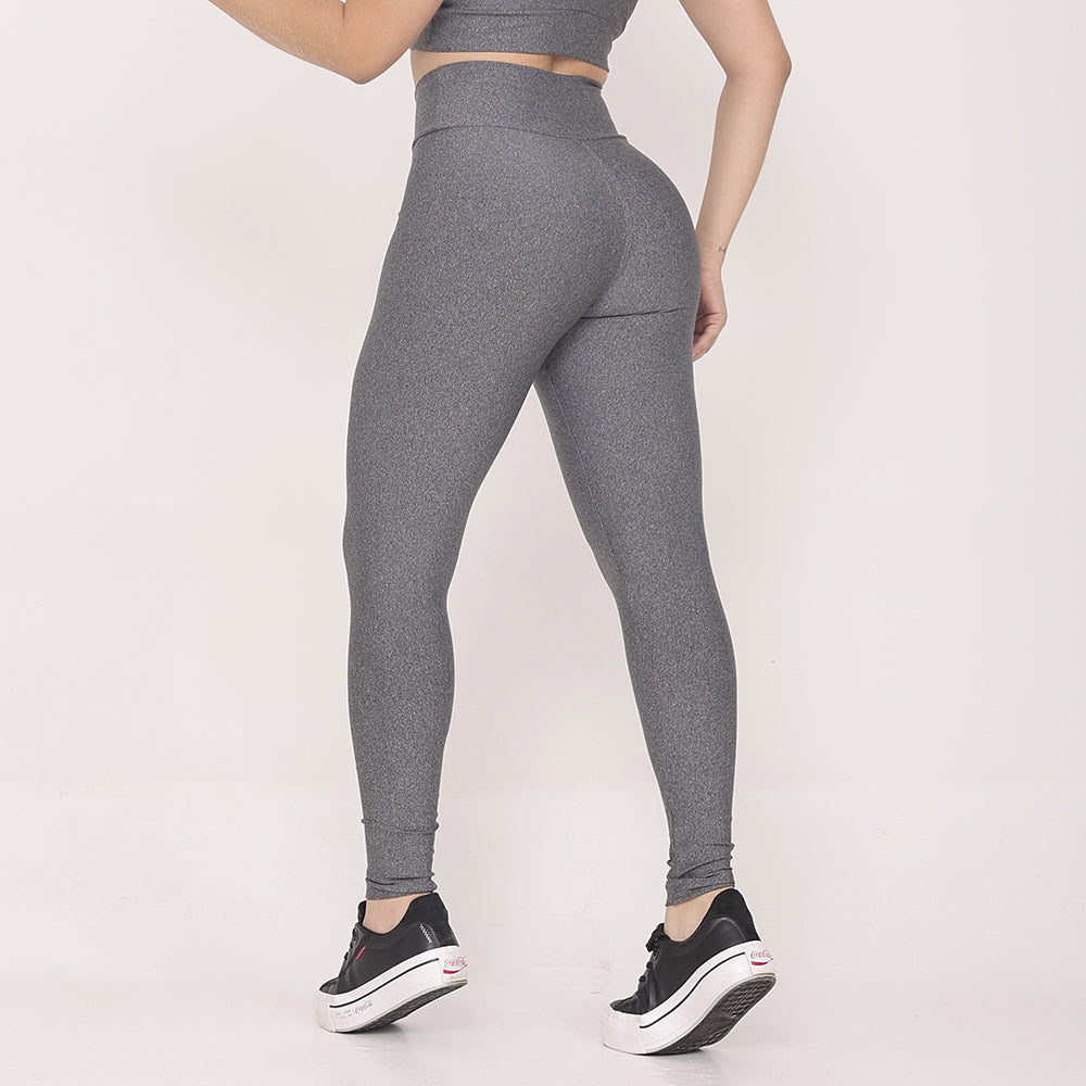 Calça Legging Básica Cinza
