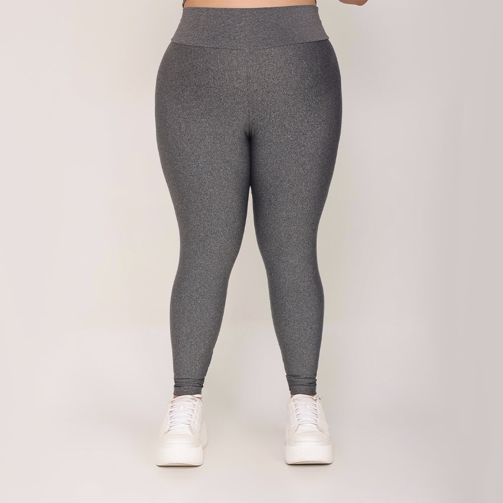 Calça Legging Básica Cinza