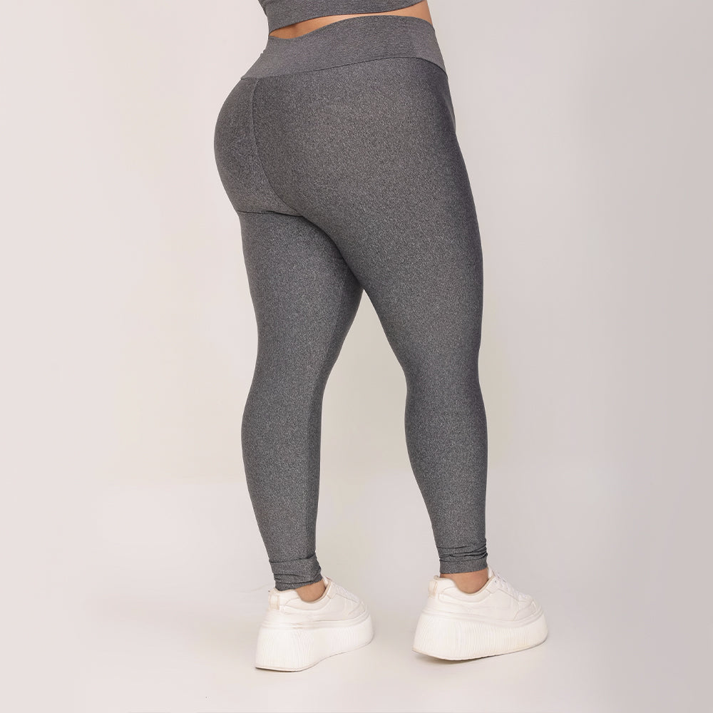 Calça Legging Básica Cinza