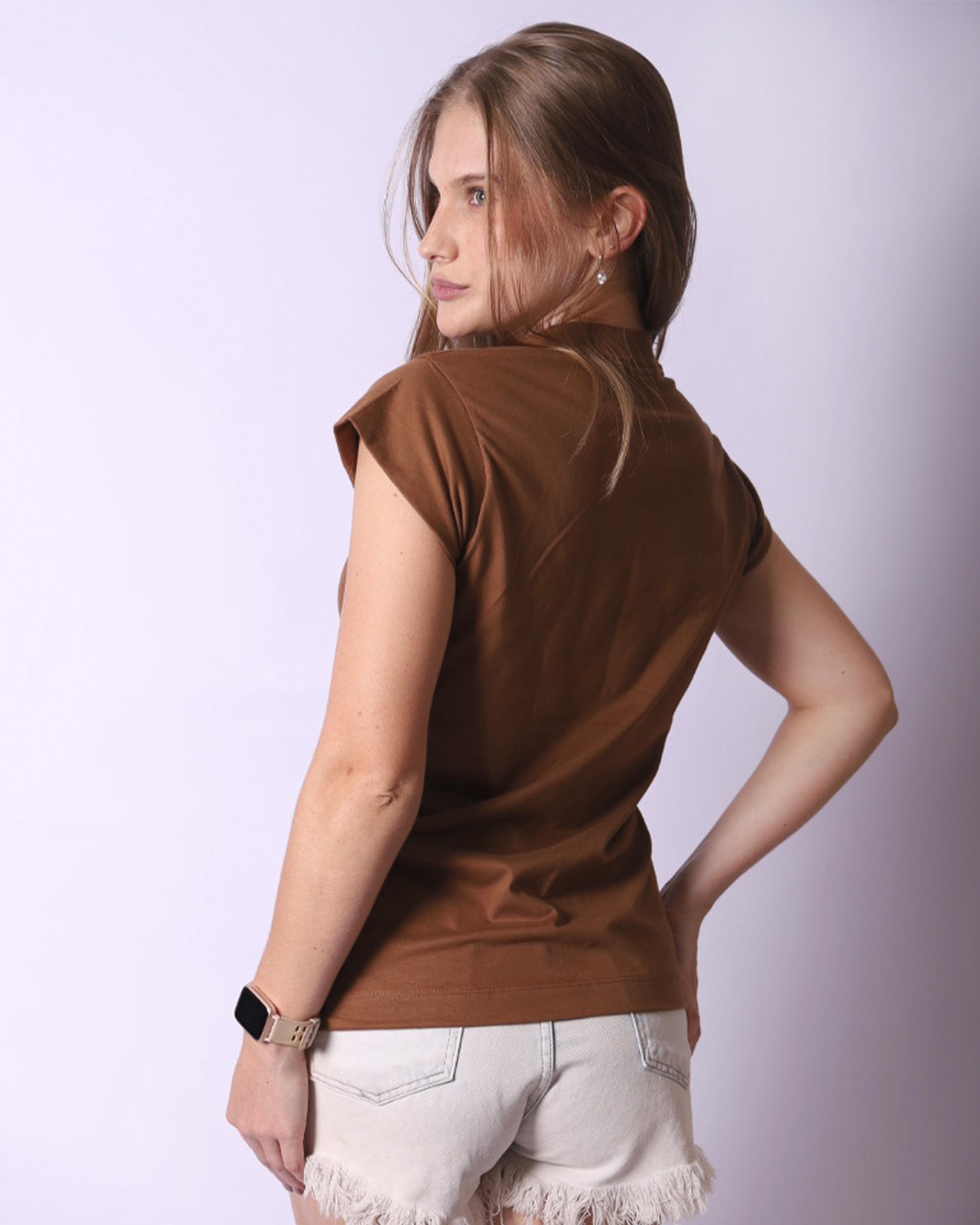 T-Shirt Muscle Marrom