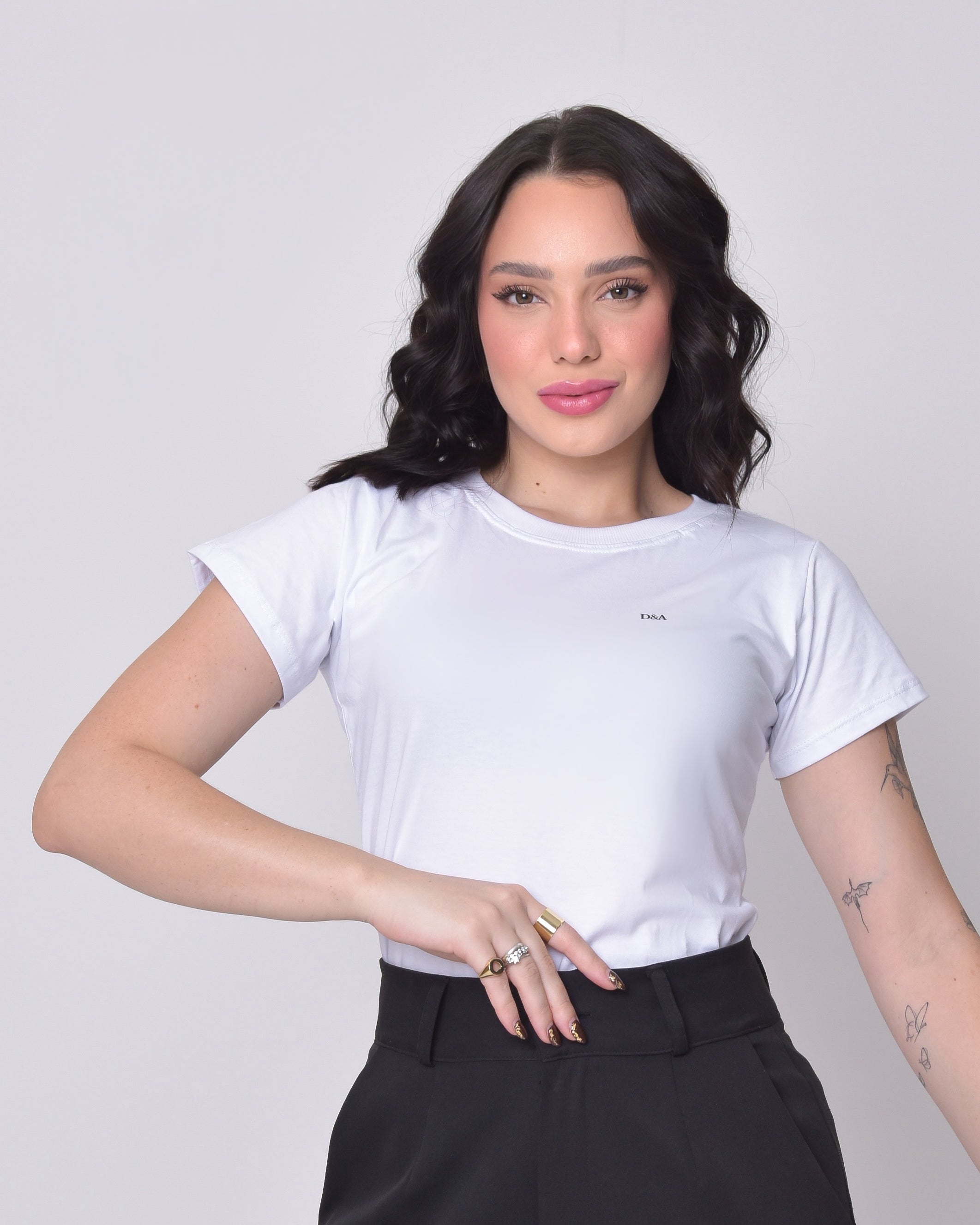 T-Shirt Básica Branca