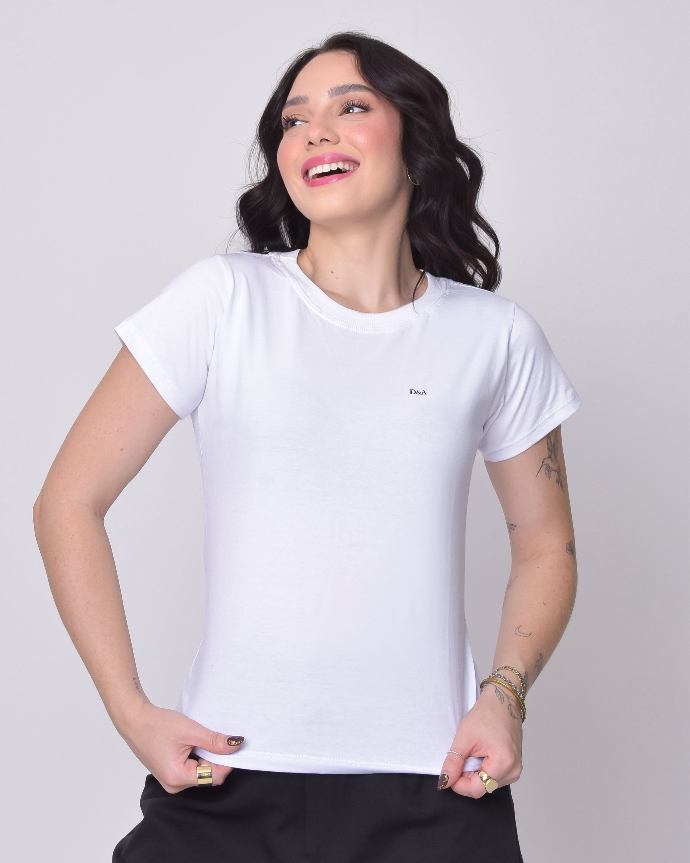 T-Shirt Básica Branca